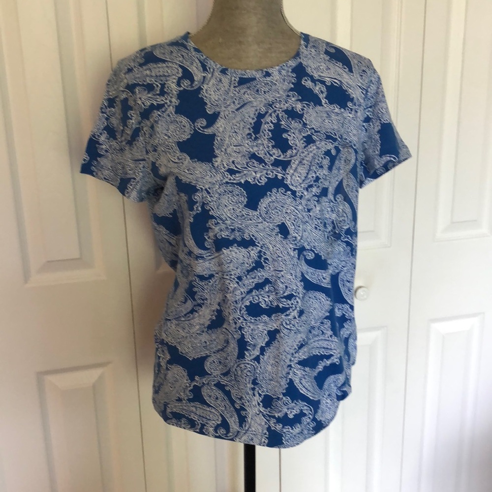 Jones NY Sport Paisley Top